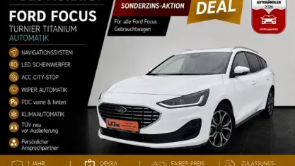 Gebraucht Ford Focus Titanium 155 PS (114 kW) 2025 Frostweiß Kombi