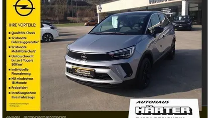 Gebraucht Opel Crossland Elegance 131 PS (96 kW) 2022 Grau (quarzsilber) SUV