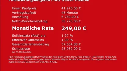 Gebraucht Ford Transit Custom Trend 150 PS (110 kW) 2026 Van