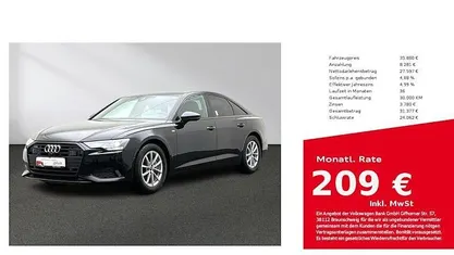 Usata Audi A6 Sport 204 CV (150 kW) 2022 Nero Berlina