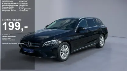 Gebraucht Mercedes C220 Avantgarde 194 PS (142 kW) 2019 Schwarz met Kombi
