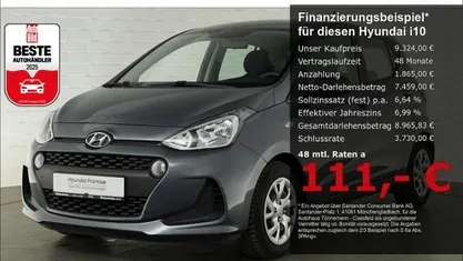 Grau Gebraucht 2018 Hyundai i10 Passion Kleinwagen | 9.324 € (Fairer Preis)