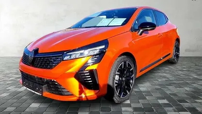 Neu Renault Clio V Techno 91 PS (66 kW) 2025 Valenciaorange metallic Limousine