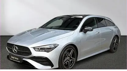 Lack hightechsilber Gebraucht 2025 Mercedes CLA200 Shooting Brake AMG Kombi | 34.880 € (Fairer Preis)