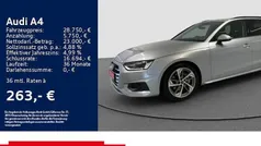 Silber Gebraucht 2022 Audi A4 Advanced Kombi | 28.750 € (Fairer Preis)