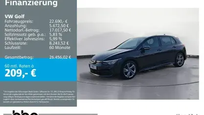 Gebraucht VW Golf VIII R-line 131 PS (96 kW) 2024 Grau Limousine