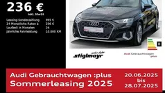 Mythosschwarz metallic Gebraucht 2024 Audi A3 Advanced Plus Limousine | 32.220 € (Fairer Preis)