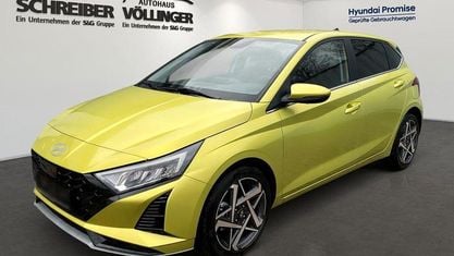 Neu Hyundai i20 Prime 101 PS (74 kW) 2025 Grün Limousine
