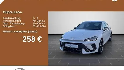 Weiß (metallic) Gebraucht 2025 Cupra Leon Limousine | 27.600 € (Guter Preis)
