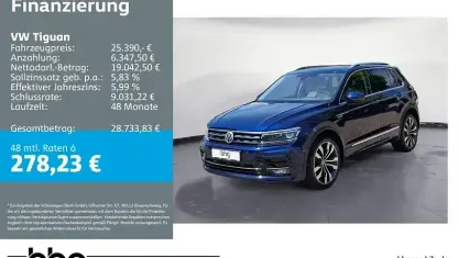 Gebraucht VW Tiguan Highline 220 PS (161 kW) 2018 Blau SUV