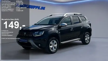 Gebraucht Dacia Duster Comfort 125 PS (91 kW) 2018 Schwarz met SUV