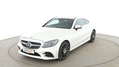 Gebraucht Mercedes C300 AMG line 258 PS (189 kW) 2019 Weiß Coupé