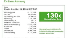 Grau Gebraucht 2021 Skoda Kamiq Ambition SUV | 15.770 € (Superpreis)