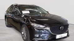Onyxschwarz metallic Gebraucht 2020 Mazda 6 Exclusive-Line Kombi | 16.590 € (Superpreis)