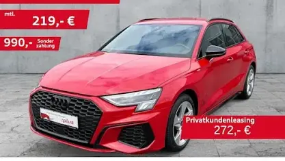 Gebraucht Audi A3 S-Line 116 PS (85 kW) 2023 Rot Limousine