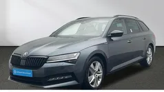 Quarzgrau metallic met. Gebraucht 2021 Skoda Superb SportLine Kombi | 26.880 € (Guter Preis)