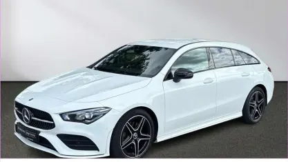 Gebraucht Mercedes CLA220 AMG line 190 PS (139 kW) 2022 Weiß Coupé