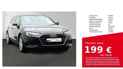 Gebraucht Audi A4 Ambiente 204 PS (150 kW) 2022 Brillantschwarz Kombi