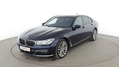 Brugt BMW 740 320 HK (235 kW) 2018 Blå Sedan