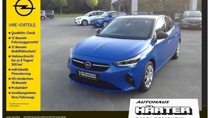 Blau (perlblau) Gebraucht 2021 Opel Corsa Edition Kleinwagen | 14.990 € (Fairer Preis)