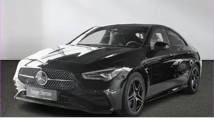 Gebraucht Mercedes CLA200 AMG 163 PS (119 kW) 2025 Unilack nachtschwarz Coupé