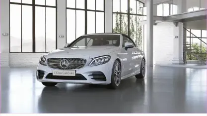 Gebraucht Mercedes C180 AMG 156 PS (114 kW) 2020 Weiß Cabrio