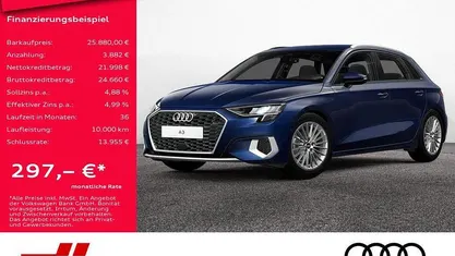 Gebraucht Audi A3 Advanced 150 PS (110 kW) 2022 Blau Limousine