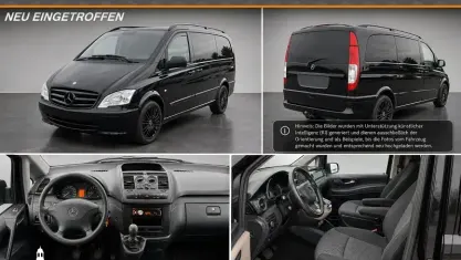 Gebraucht Mercedes Vito 95 PS (69 kW) 2014 Obsidianschwarz metallic (mb 9197) Van