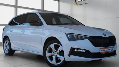 Gebraucht Skoda Scala Style 116 PS (85 kW) 2020 Weiß Kleinwagen