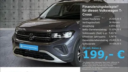 Gebraucht VW T-Cross 116 PS (85 kW) 2025 SUV