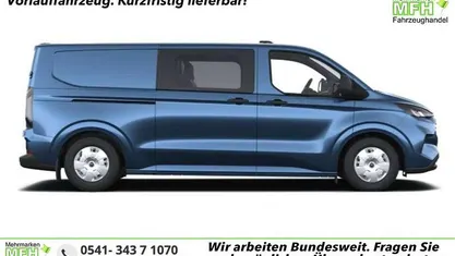 Chrome blue metallic Neu 2025 Ford Transit Custom Trend Van / Kleinbus | 41.890 € (Fairer Preis)