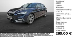 Blau Gebraucht 2022 Seat Leon FR-Line Limousine | 24.440 € (Fairer Preis)