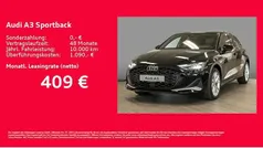 Schwarz Neu 2025 Audi A3 Sportback Advanced Limousine | 38.864 € (Fairer Preis)