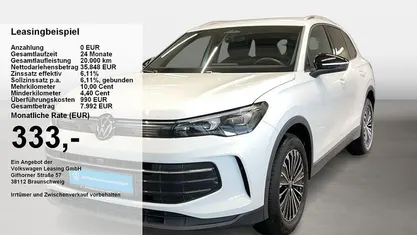 Pure white Gebraucht 2025 VW Tiguan Goal SUV | 37.170 € (Guter Preis)