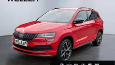 Rot Gebraucht 2021 Skoda Karoq SportLine SUV | 26.990 € (Fairer Preis)
