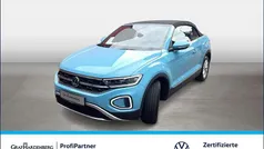 Blau Gebraucht 2024 VW T-Roc Cabriolet Style Cabrio | 29.888 € (Superpreis)