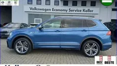Blue silk metallic Gebraucht 2021 VW Tiguan Allspace R-line SUV | 34.970 € (Superpreis)