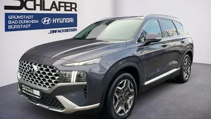 Lagoon blue / mic Gebraucht 2021 Hyundai Santa Fe Prime SUV | 29.980 € (Guter Preis)