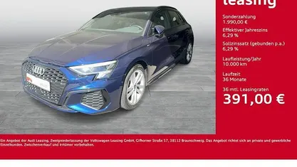 Second-hand Audi A3 S-Line 150 CP (110 kW) 2022 Albastru Berlinǎ