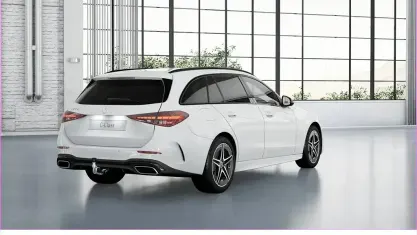 Gebraucht Mercedes C300e AMG 204 PS (150 kW) 2023 Weiß Limousine
