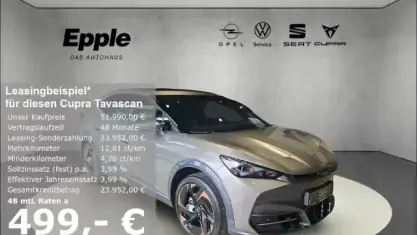 Nuova Cupra Tavascan VZ 250 kW (340 CV) 2026 Grigio SUV