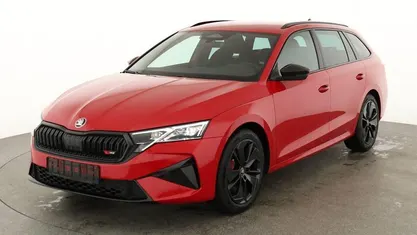 Ny Skoda Octavia RS 265 HK (194 kW) 2026 Rød Stationcar