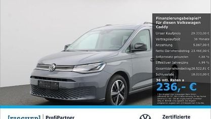 Gebraucht VW Caddy Dark Label 114 PS (83 kW) 2023 Grau Van / Kleinbus