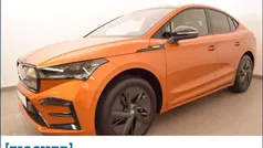 Phoenix orange metallic met. phoenix orange metallic met. Gebraucht 2023 Skoda Enyaq iV Suite SUV | 43.870 € (Fairer Preis)