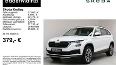Moonweiß perleffekt/moonweiss metallic met. Gebraucht 2021 Skoda Kodiaq Ambition SUV | 28.130 € (Fairer Preis)