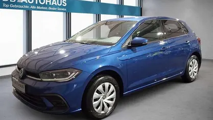Gebraucht VW Polo Life 110 PS (80 kW) 2023 Blau Kleinwagen