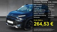 Met. perla nera schwarz Gebraucht 2024 Citroën C3 Aircross SUV | 20.940 € (Fairer Preis)