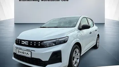 Neu Dacia Sandero Essentiel 67 PS (49 kW) 2025 Arktisweiß (weiß) Limousine