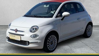 Brugt Fiat 500 Lounge 69 HK (50 kW) 2017 Hvid Cabriolet