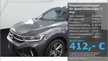Gebraucht VW T-Roc R-line 150 PS (110 kW) 2025 SUV